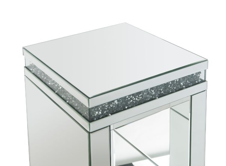 Noralie - End Table - Pearl Silver