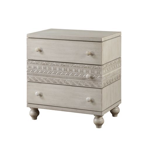 Roselyne - Nightstand - Antique White Finish