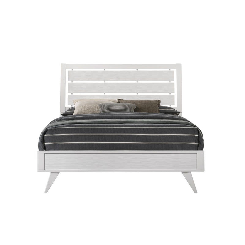Cerys - Queen Bed - White